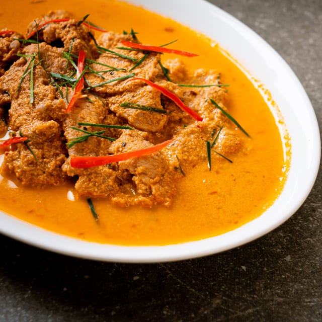 Mixed Curry Dinner.