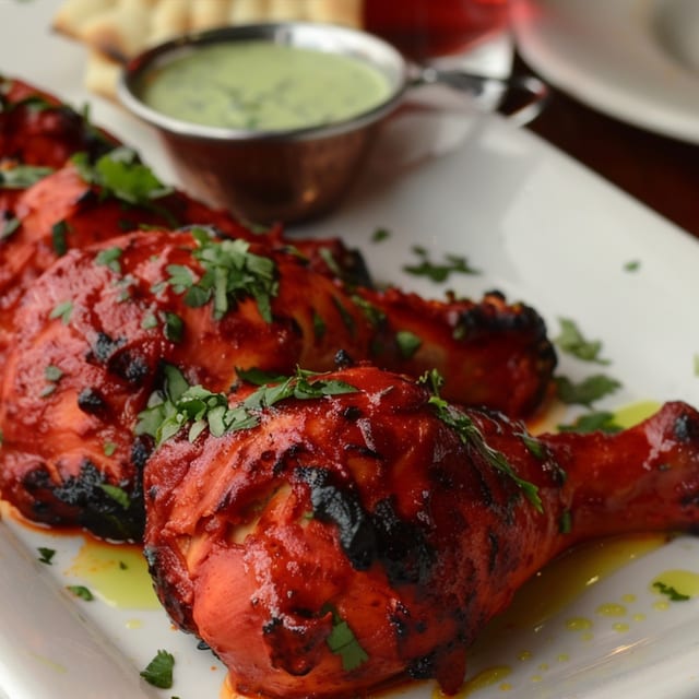 TANDOORI CHICKEN HALF.