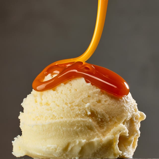 Vanilla ice cream.