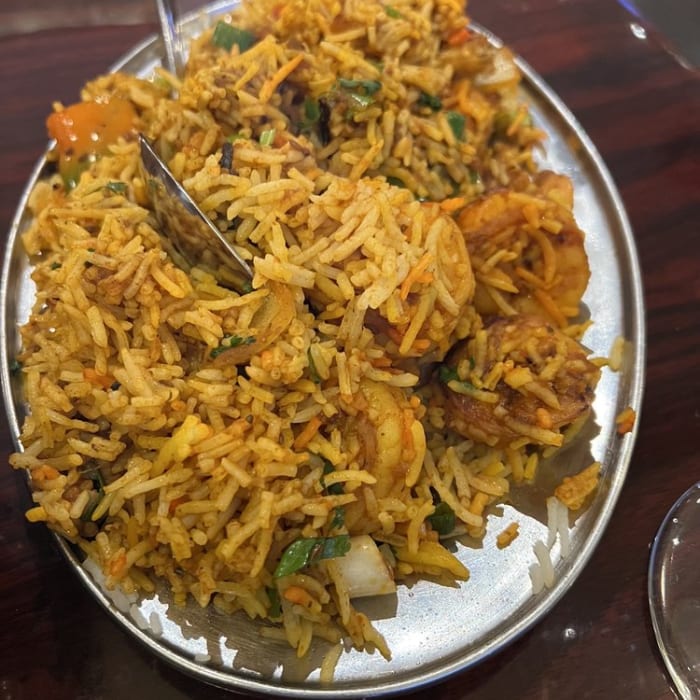 Shrimp Biryani.